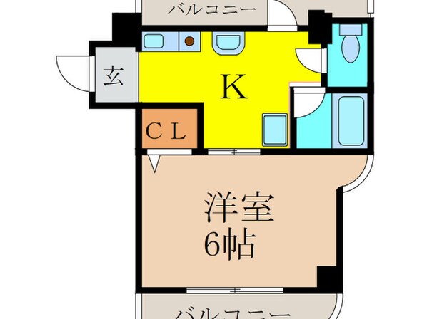 ハイム・アンゲネ－ムの物件間取画像